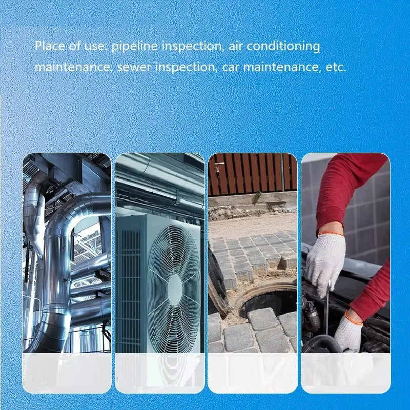 7mm Type-C Endoscope Camera IP67 Waterproof 6 LED USB Borescope Inspection Borescope Camera Zpaxo