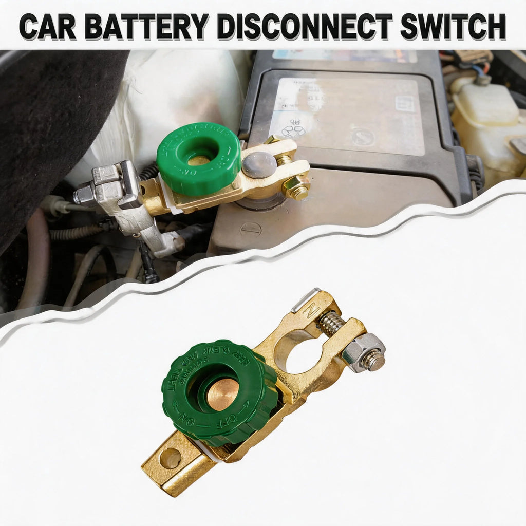 Brass Battery Disconnect Switch 12V/24V – Top Post Master Isolator