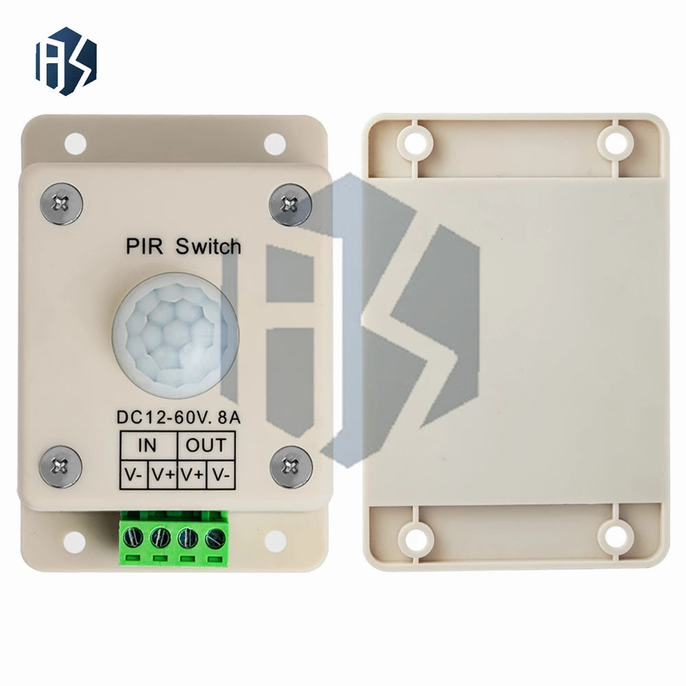 Infrared Motion Sensor LED Module 12-24V DC Adjustable Delay Smart Zpaxo