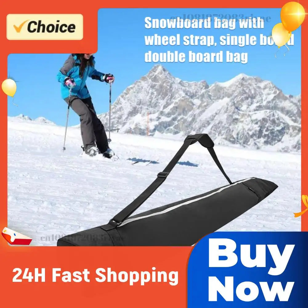 Store Transport Snowboard Bag Up To 194cm Scratch Resistant Snowboard Cover 600D Oxford Waterproof for Snowboard Goggles Gloves Zpaxo