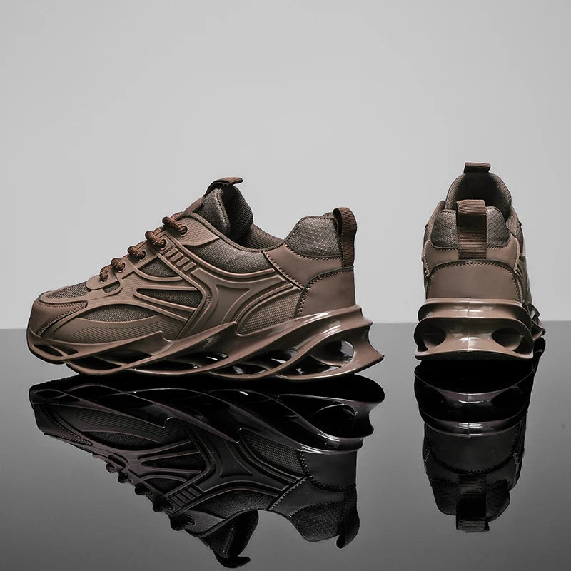Men's Casual Sneakers Luxury Trainer Shoes Breathable Race Running
