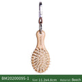 Custom Key Ring Mini Hair Brush Portable Pocket Hair Comb Styling Small Travel Wide Tooth Comb Wood Massage Brush Bag Pendant Zpaxo Mini Brush A China Mainland