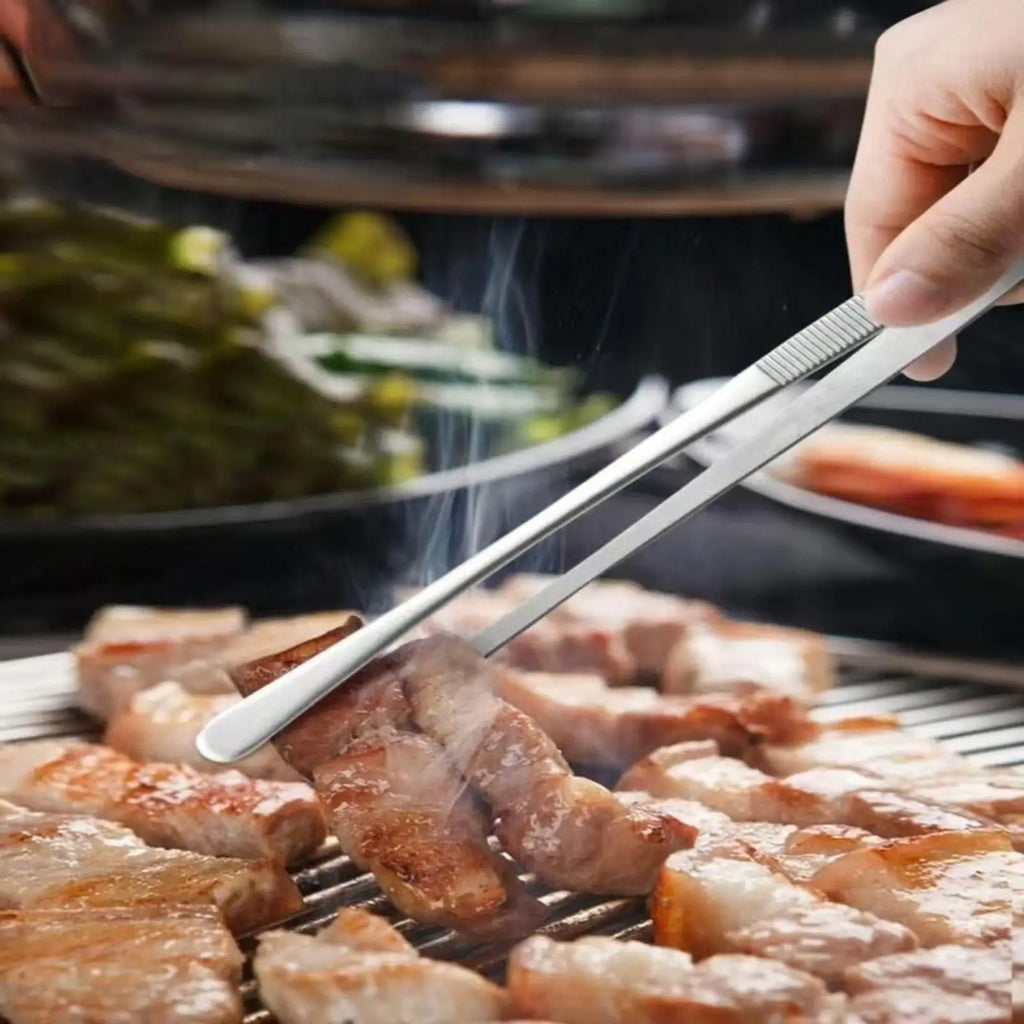 Stainless Steel Kitchen Tongs – Non-Slip BBQ & Cooking Tongs Cooking Tongs Zpaxo