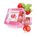 Strawberry & Coconut Oil Handmade Soap – Moisturizing Bar Handmade Bar Soap Zpaxo 100g