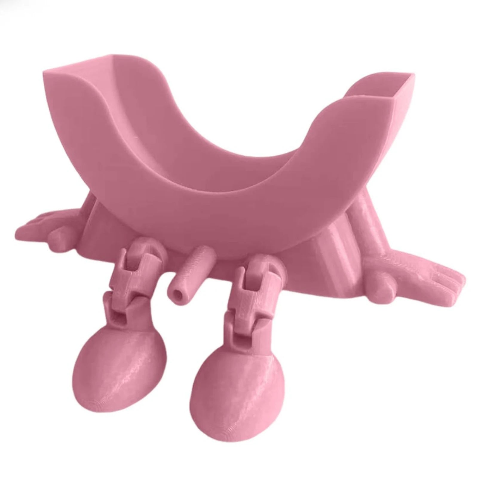 Smiling Sponge Holder 3D Printing Sponges Soap Drying Rack Scrub Zpaxo Pink