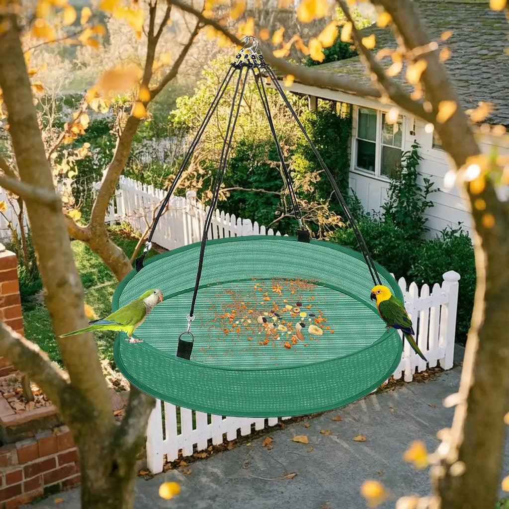 Outdoor Bird Feeders Window Bird Feeder Tray Heavy Duty Spill Proof Catcher Tray Outdoor Decor for Backyard Garden Porch Deck Zpaxo Default Title
