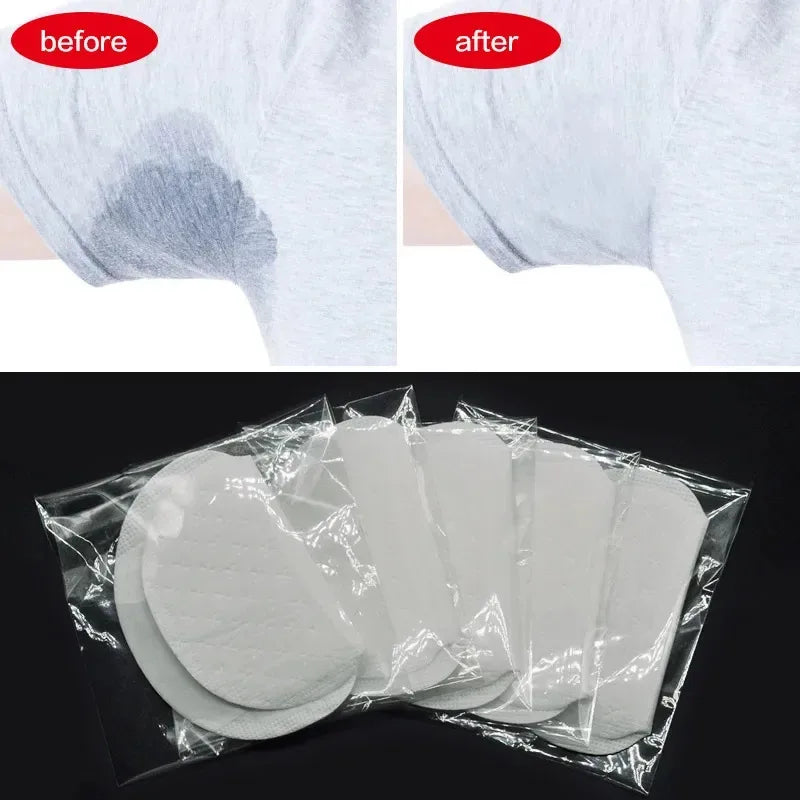 Disposable Underarm Sweat Pads – Unisex 10/30/60 Pack
