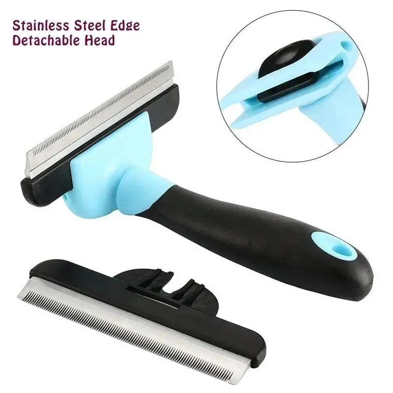 Pet Grooming Brush-double Sided Shedding Dematting Undercoat Rake Zpaxo