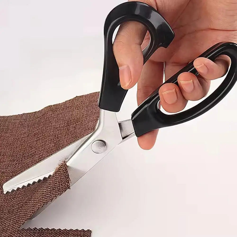 Pinking Shears Stainless Steel Zig Zag Scissors for Sewing & Crafts Pinking Shears Zpaxo