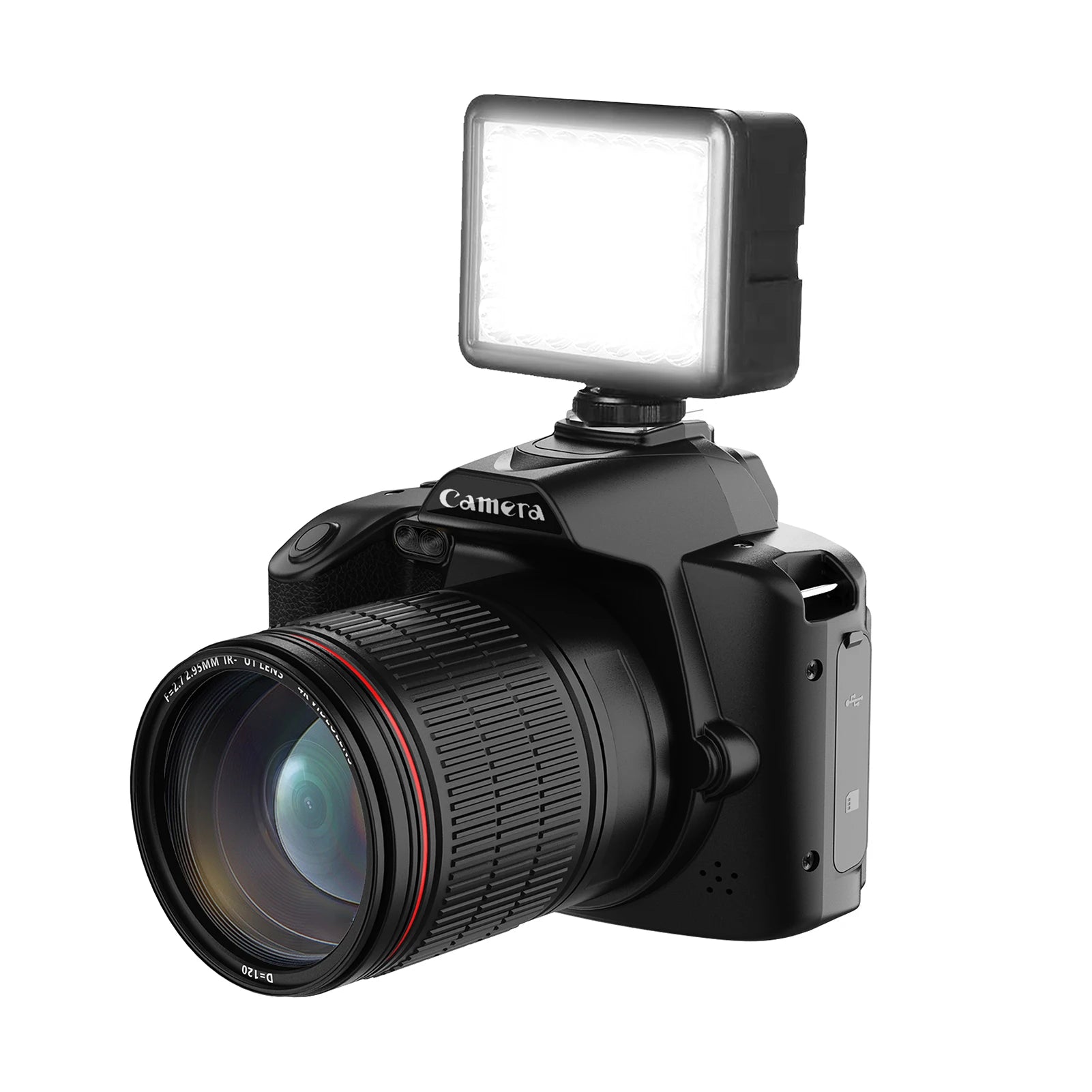 4K Digital Camera Wifi Video 64MP Dual Lens IPS Screen 16X Anti-shake