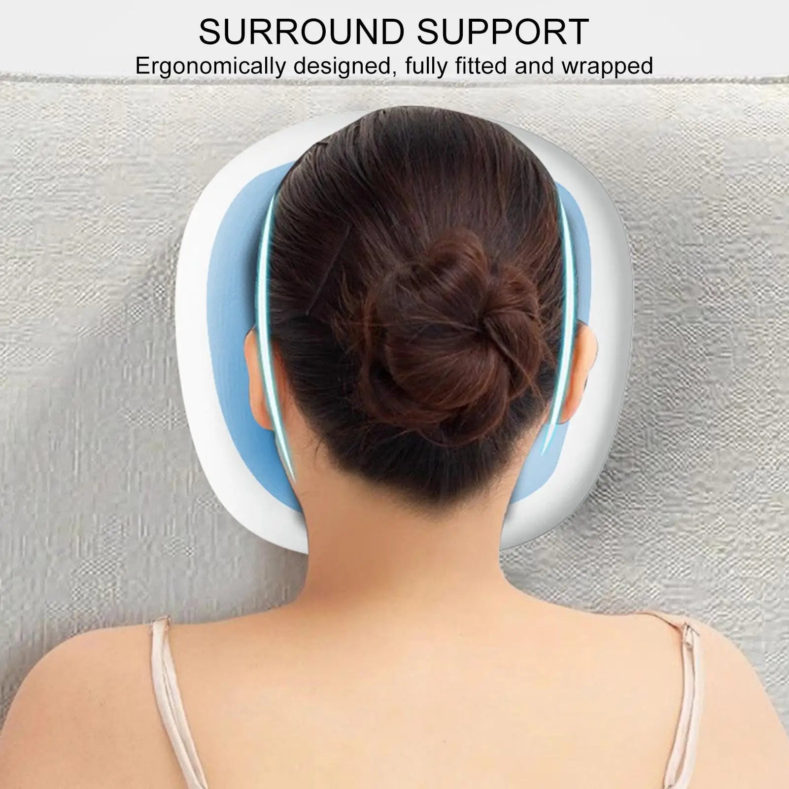 Face Pillow Sleeping Facial Breathable Soft Contour Headrest Portable