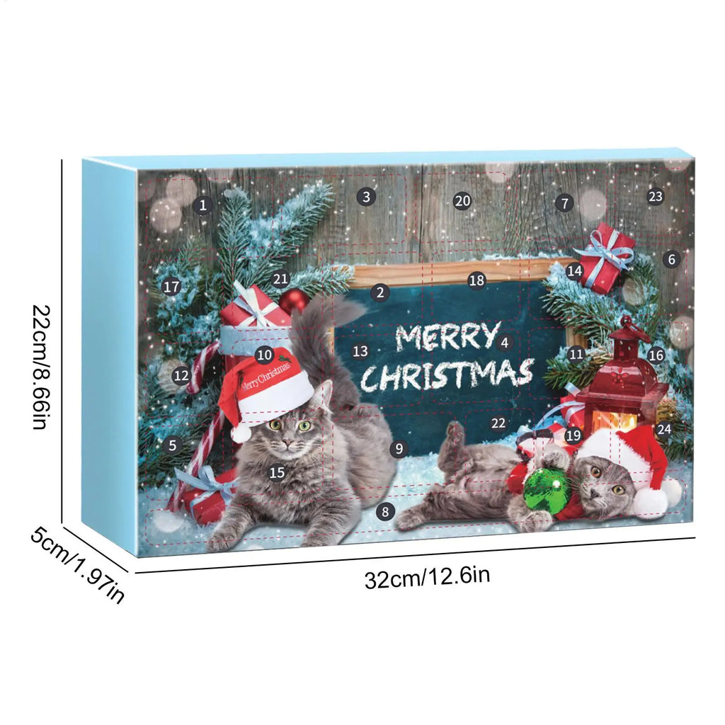 Cat Toy Advent Calendar 2025 Christmas Countdown 24 Days Kitten Toys