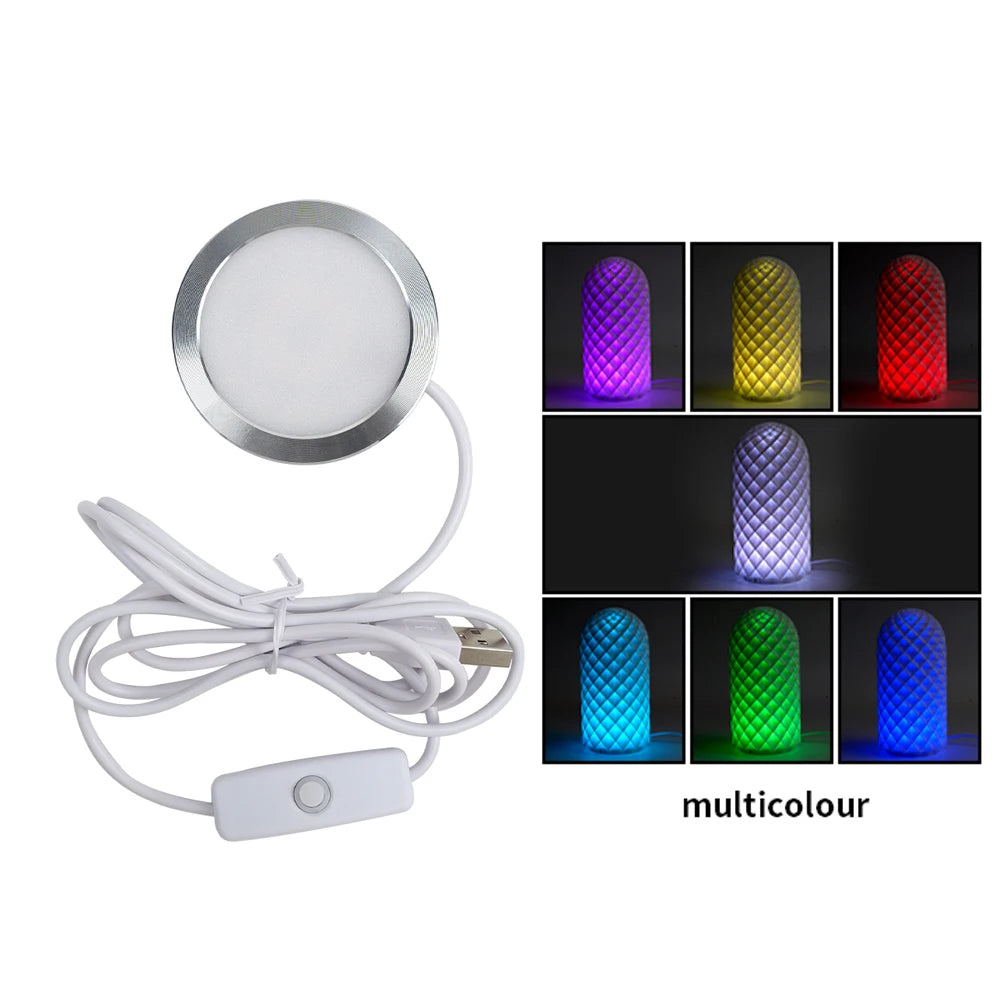 16 Color RGB Light Kit For Bambu Lab Led Lamp Kit Adjustable Color Led Light Parts Hardware DIY Model Light With Remote Control Zpaxo Multicoour