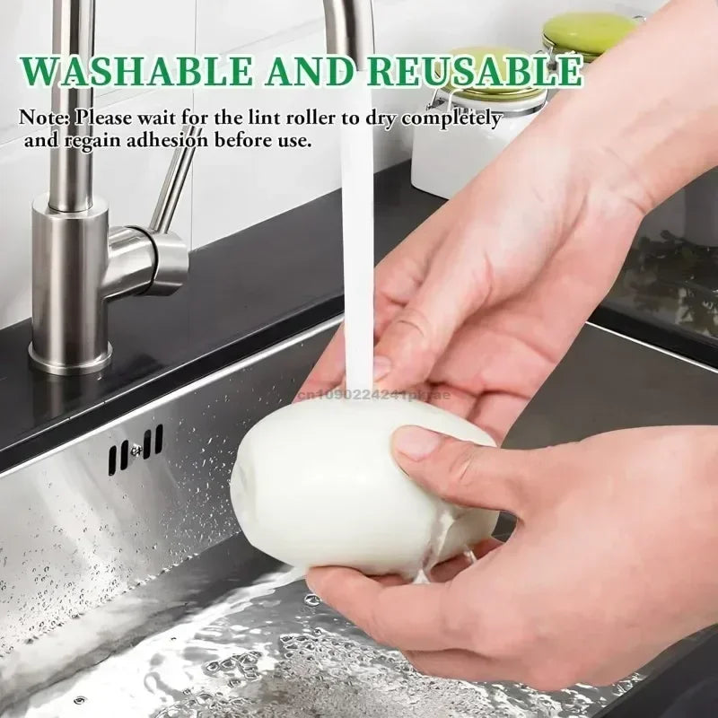 Reusable Lint Roller High-Quality Washable & Portable Strong Adhesive for Pet Hair and Dust Removal Clothes Furniture Travel Zpaxo