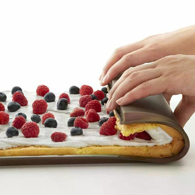 Multifunctional Silicone Cake Roll Mat Bakeware Tray Pan Painted Pad Zpaxo