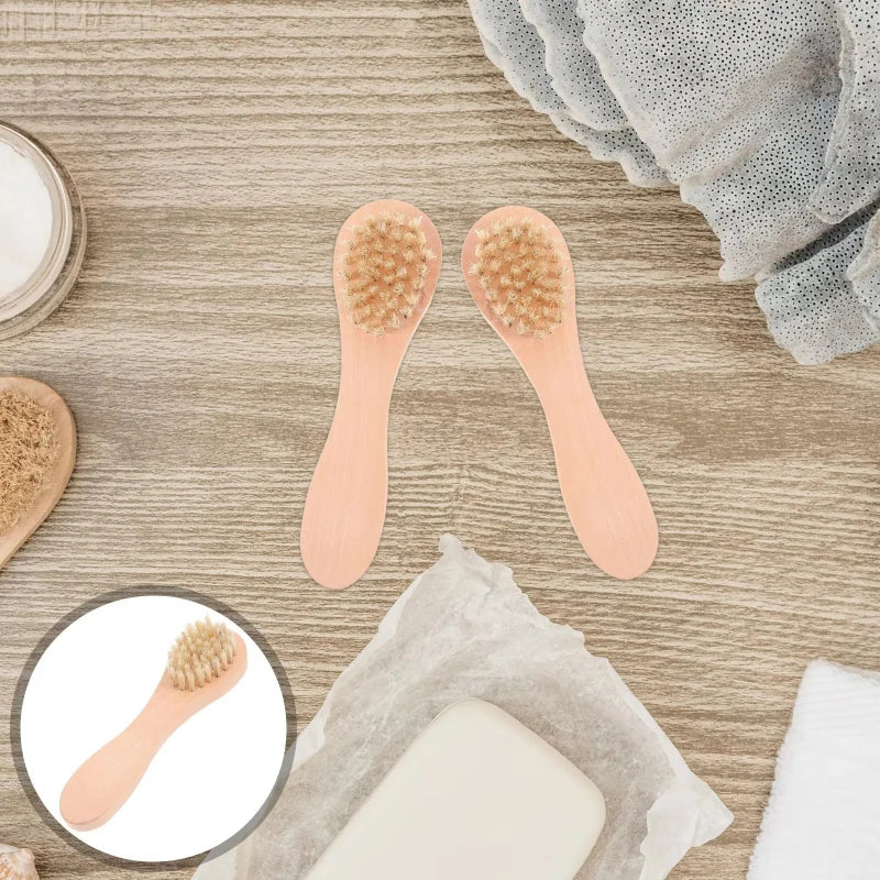 Natural Bristle Wood Body Brush – Dry Brushing & Exfoliating