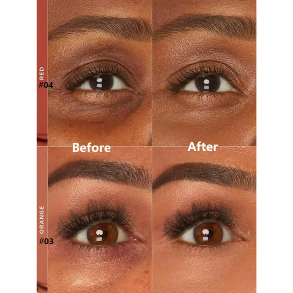 Waterproof Colored Clay CC Undereye Corrector Long Lasting Moisturizing Eye Concealer Cover Dark Circles Facial Makeup Zpaxo