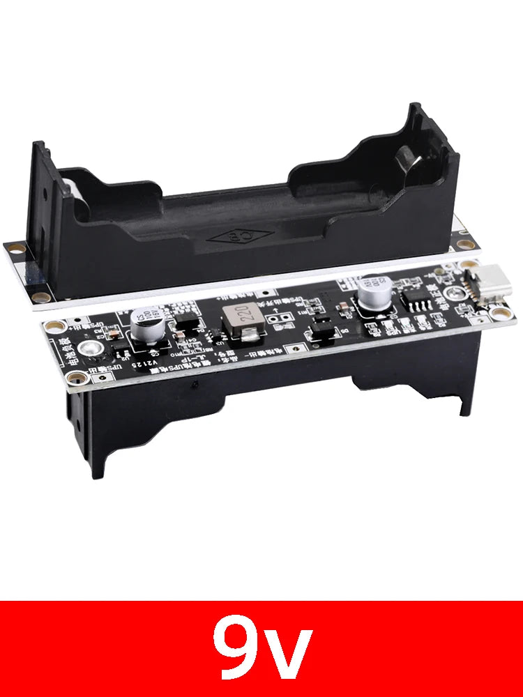 18650 UPS Power Supply Module 5V 9V 12V 1A Synchronous Boost Zpaxo 9v 1A
