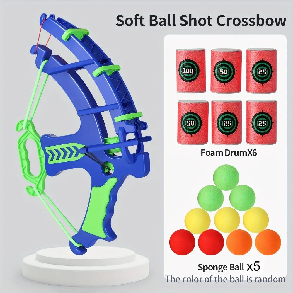 Plastic Slingshot Sticky Ball Numbered Target Party Games Activities Zpaxo Blue
