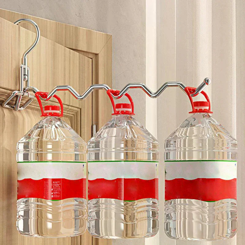 Portable Clothes Drying Rack Foldable Clothes Hanger Travel Hotel Wardrobe Drawer Door Mounted Punch-free Cloth Drying Rack Zpaxo