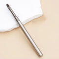 Round Head Nail Art Gel Brush Metal Handle Aluminum Tube Nail Manicure Pen Nail Art Coloring Nail Application Tools Zpaxo Light Grey