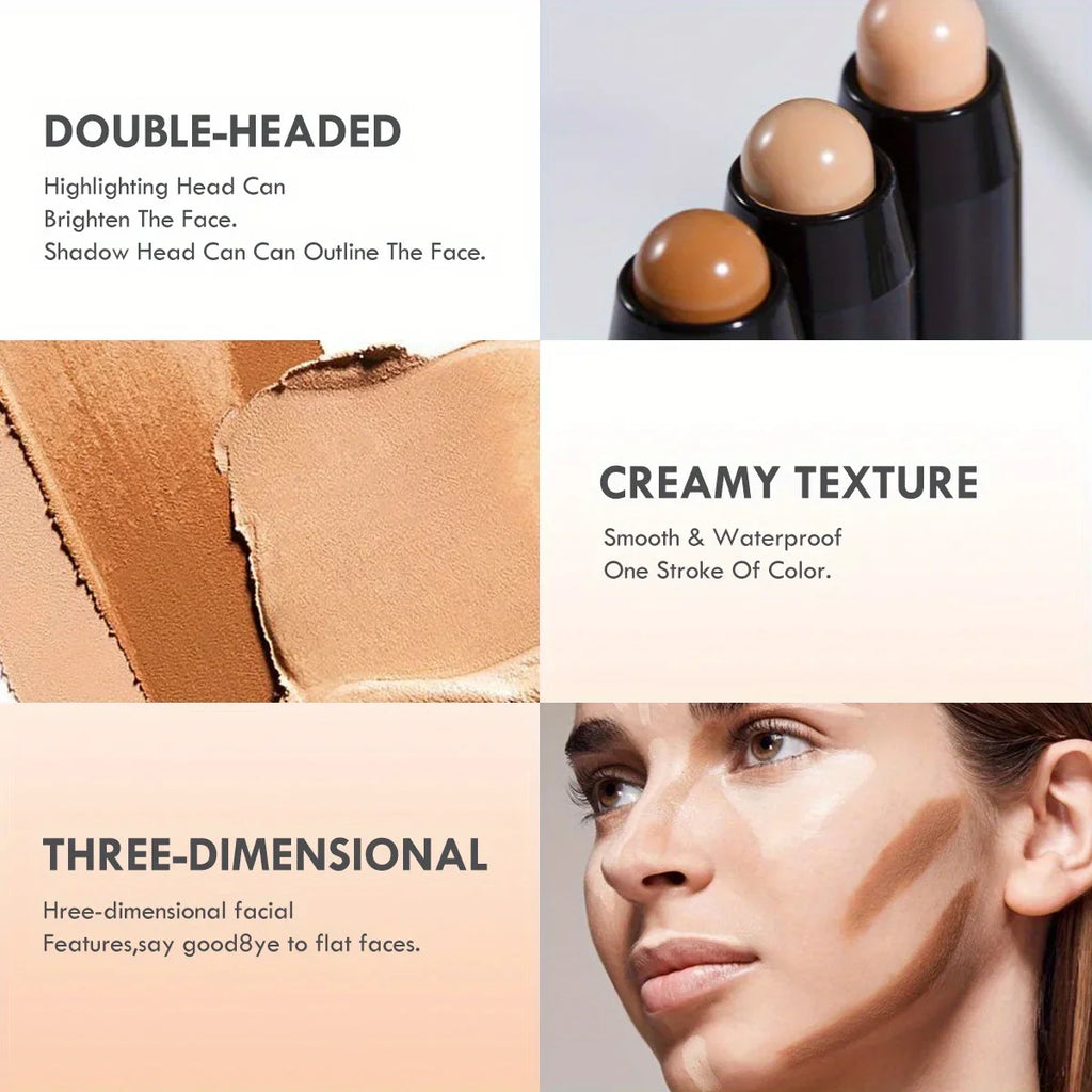 1PC Face Foundation Concealer Pen Long Lasting Dark Circles Corrector Contour Concealers Stick Cosmetic Makeup Zpaxo