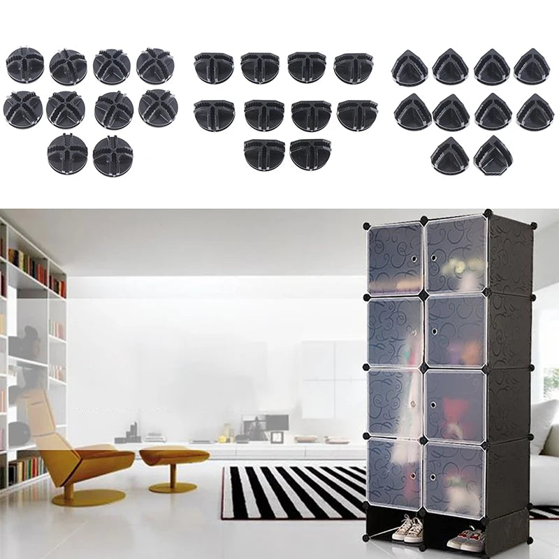 Wire Cube ABS Connectors Storage Shelves Modular Organizer Closet Zpaxo