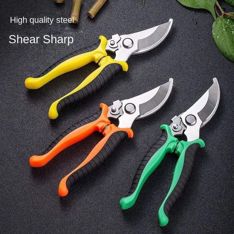 Horticultural Scissors Bird Beak Shape Branch Pruning Labor Saving Pruning Stainless Steel Picking Multifunctional Fruit Scissor Zpaxo