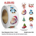 500pcs Merry Christmas Gift Stickers Santa Round Seal Labels Sticker For Gift Baking Package Envelope Stationery Decor Zpaxo A1