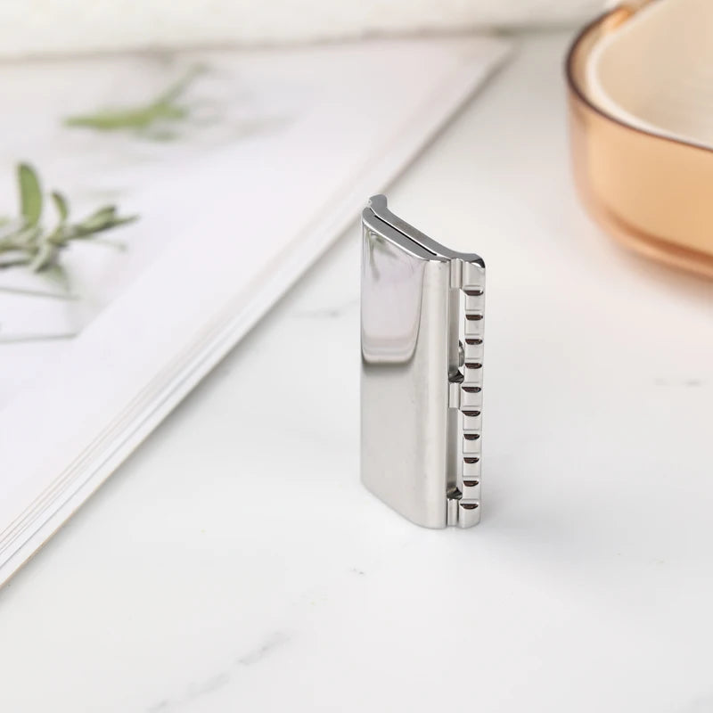 2026 YAQI Ghost 70SP 316 Stainless Steel Polished Safety Razor Head with 0.7mm Blade Gap Zpaxo