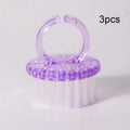1- Plastic Nail Brushes Colorful Hand Scrubbing Cleaning Brush Dust