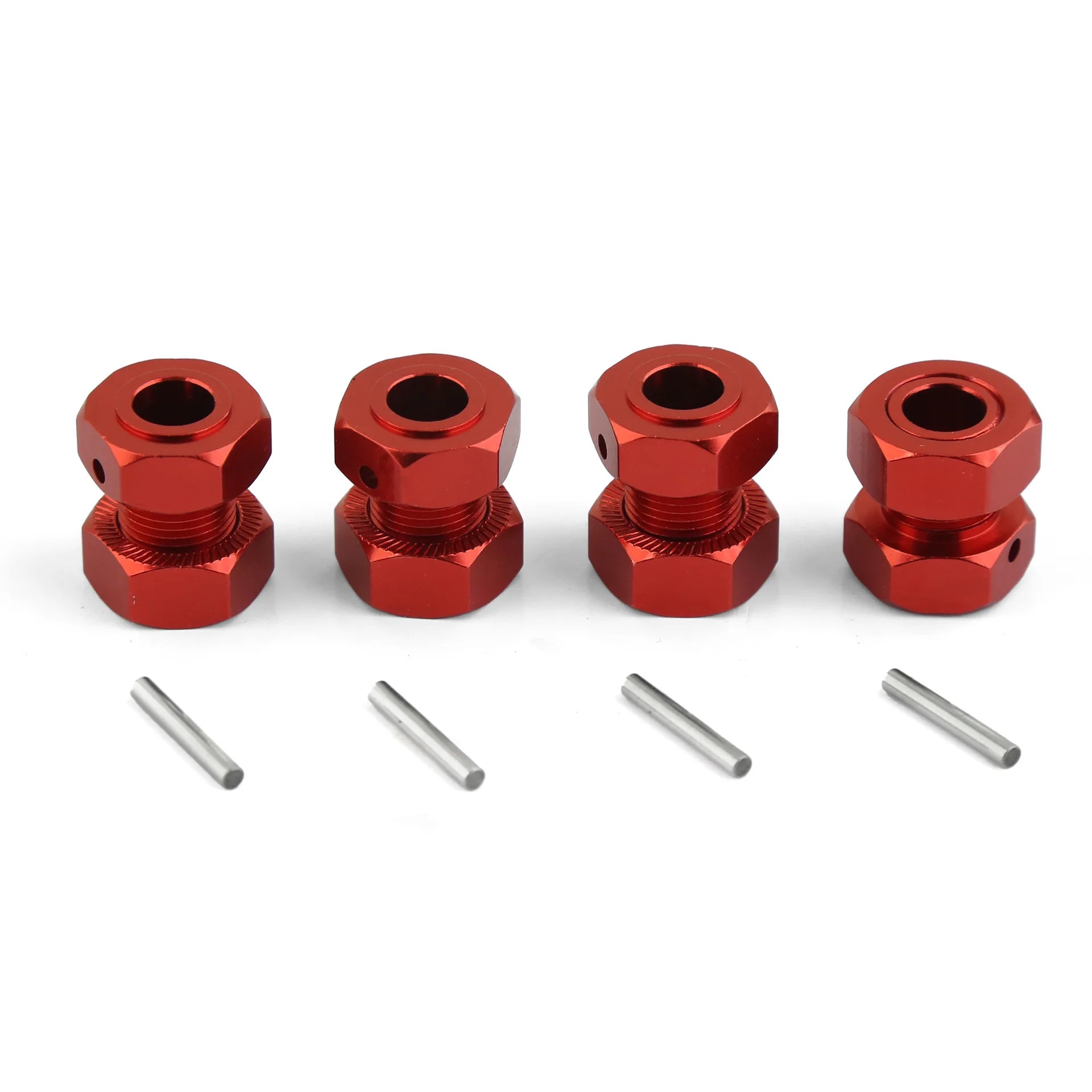 Metal Wheel Hubs Hex Hexagonal Union Anti-loosening Nut Upgrade Parts Zpaxo Red