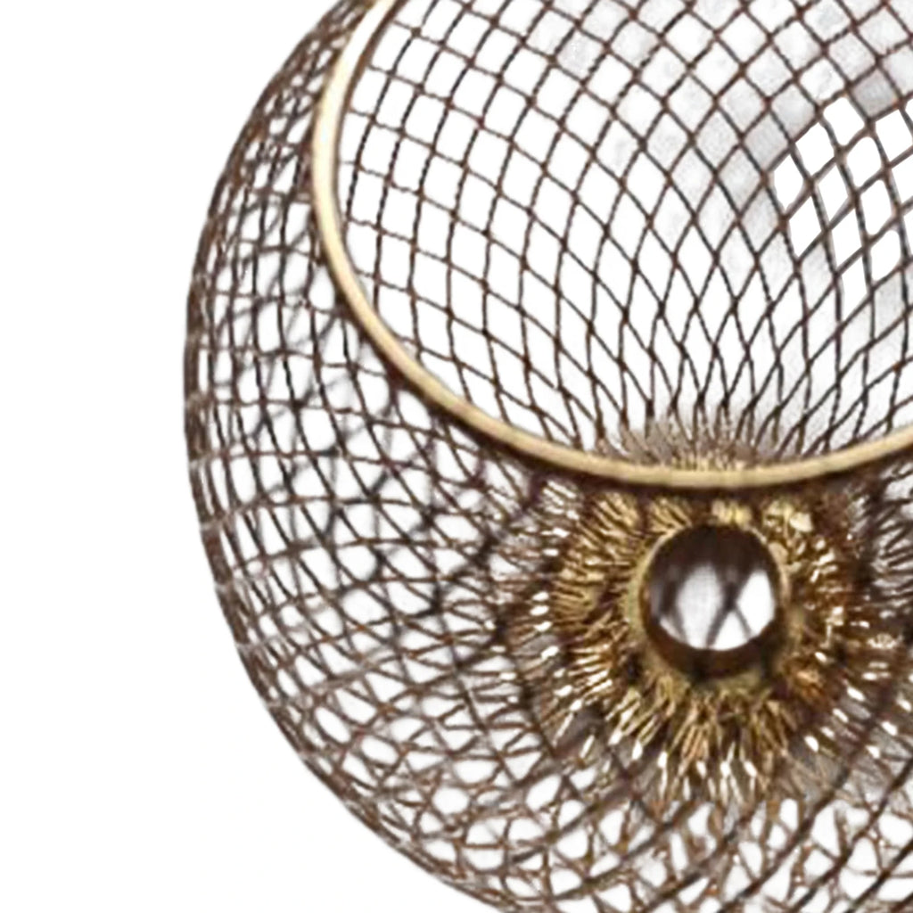 Iron Wire lampshade woven decorative chandelier lampshade retro style for restaurants and living rooms indoor lighting Zpaxo