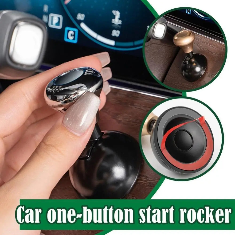 Push Start One-touch Button Rocker Decorative Portable Cover Zpaxo