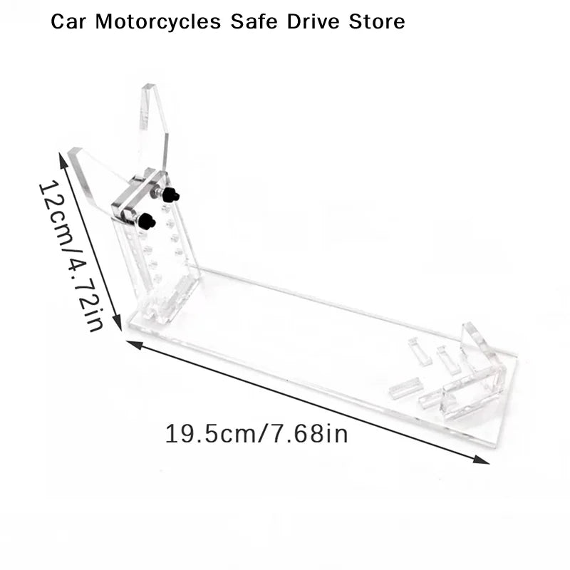 CMHot Clear Acrylic Hand Gun Display Stand Pistol Rack Holder 5 Gears