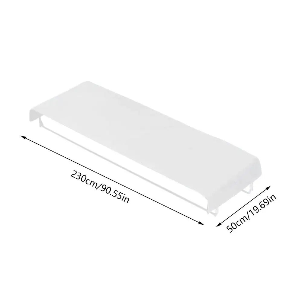Bed Bridge Split Filler with Sheet Straps Large Double Mattress Bridge Converter for Families Couples Guest Bedroom Sleeping Zpaxo White China Mainland
