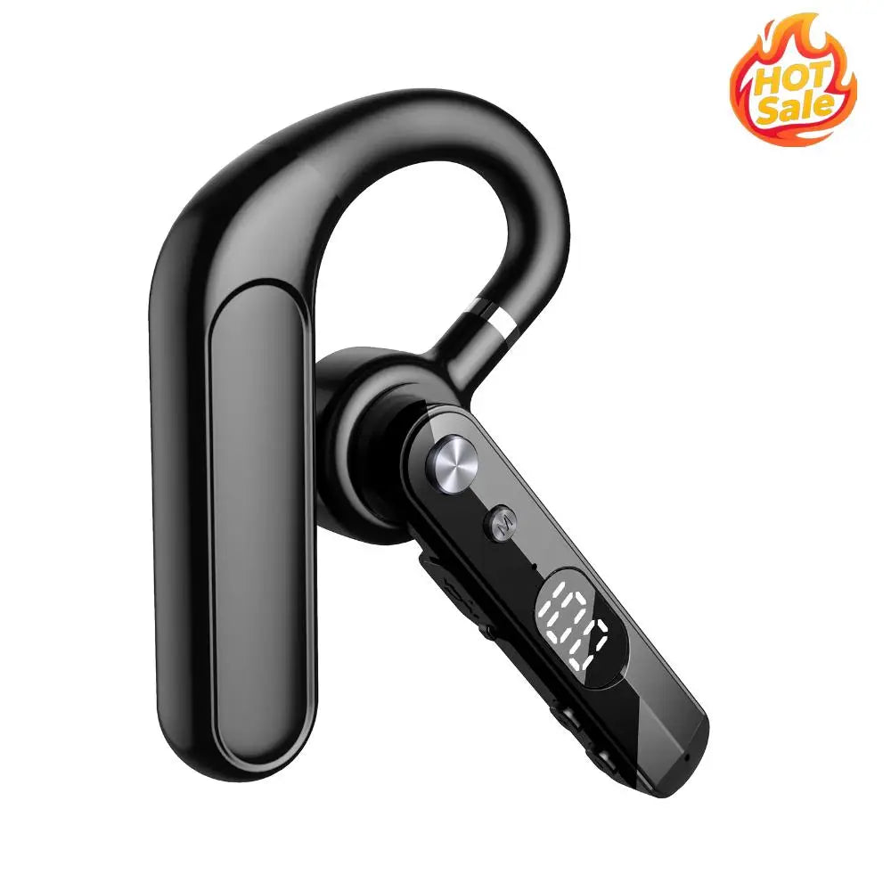 BT 6.0 AI Intelligent Earphones with Mic HiFi Ear-Hook Headphones Long Battery for Running Fitness Learning Accessories Zpaxo