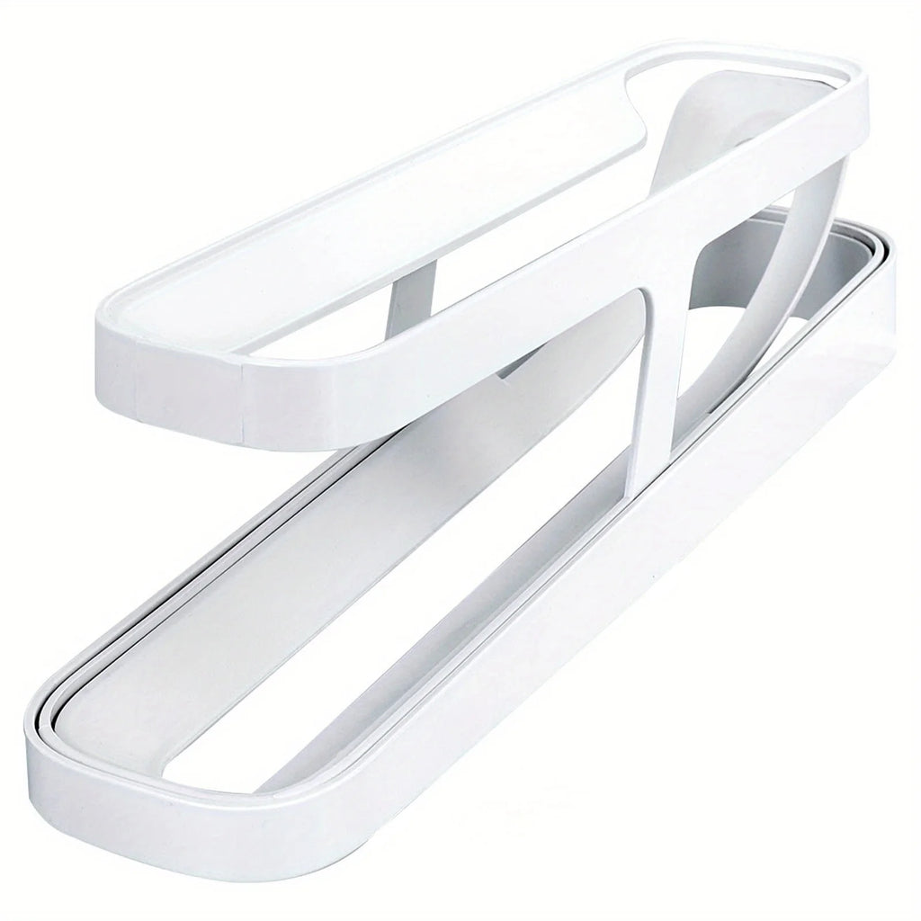 2-Pack Automatic Egg Roller Organizer – Fridge & Countertop Egg Roller Organizer Zpaxo