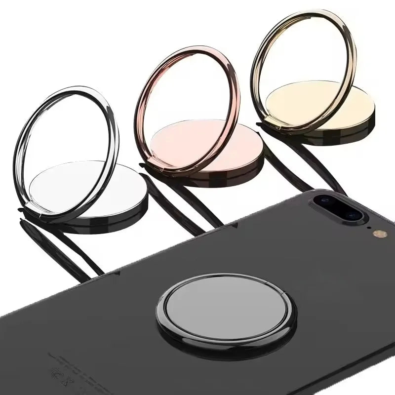 Metal Mobile Phone Finger Ring Stand Universal 360 Degree Rotation