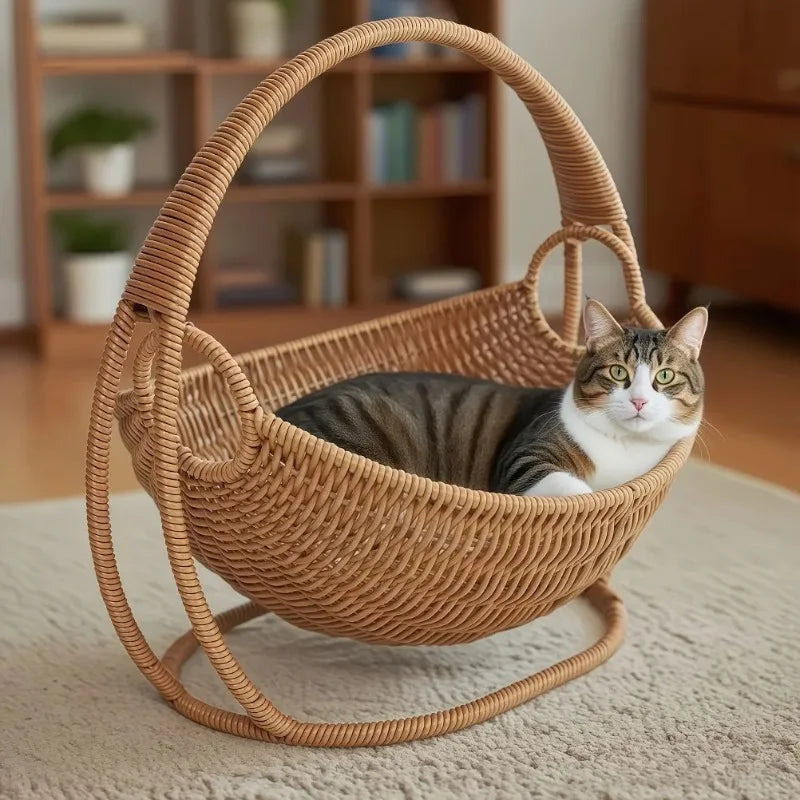 XIUGOUDUOLA Cat Hammock Bracket Indoor Hanging Pet Beds Cats Small