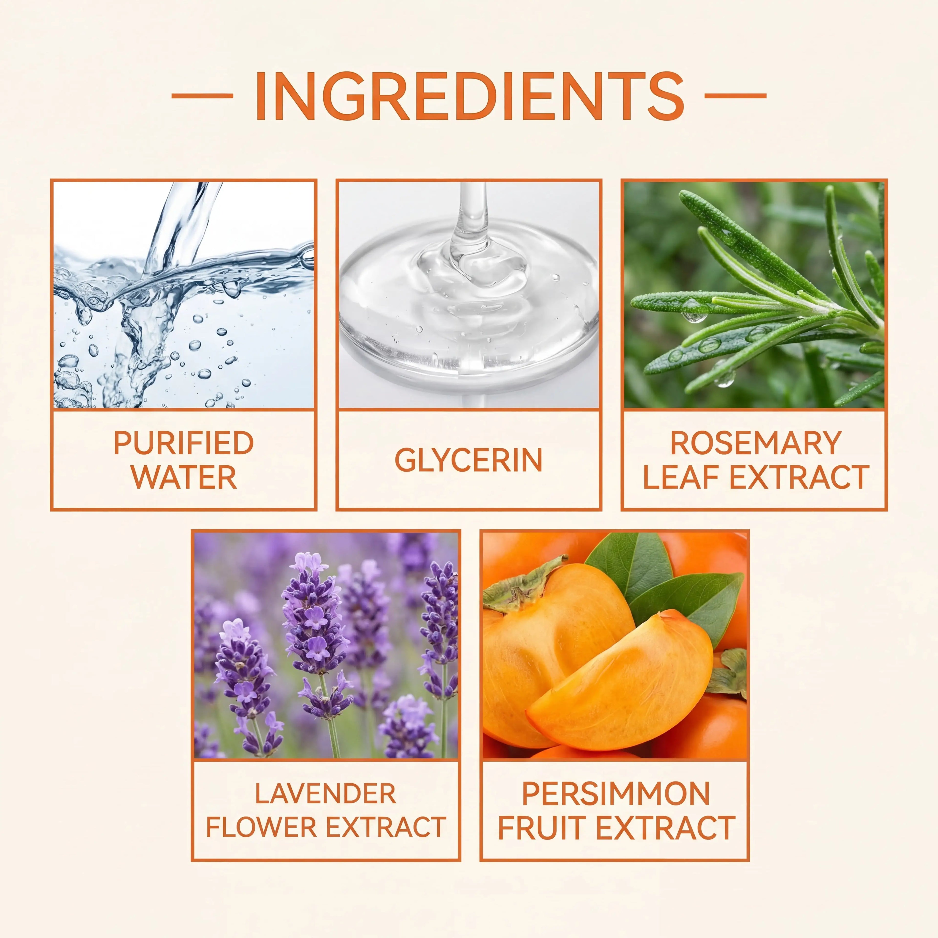 100ml Persimmon Body Wash Rosemary Lavender Dry Skin Remedy Moisturizing Without Greasiness Unisex Refreshing Texture Shower Gel Zpaxo