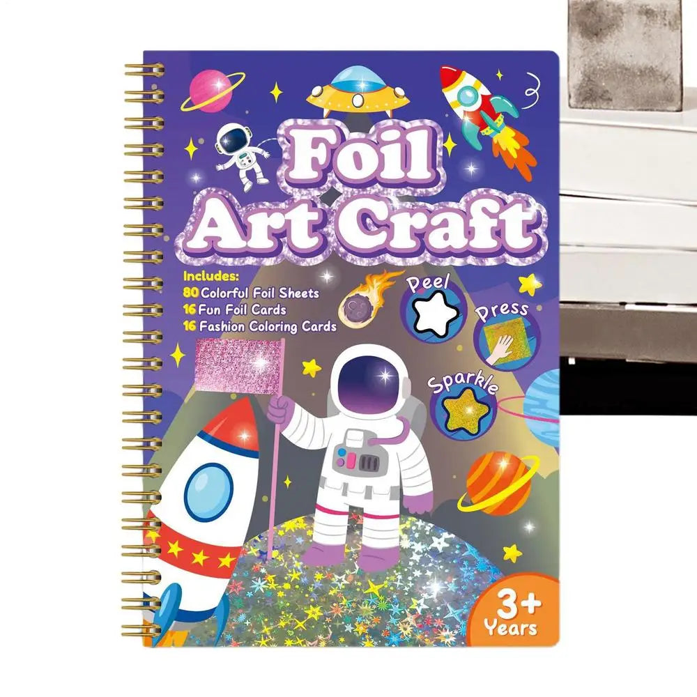 Kid Foil Craft Kit Peel-and-Press Foil Art Craft Activity For Child Paper Crafting Kits For Family Daughter Son Youth Teens Zpaxo B China Mainland