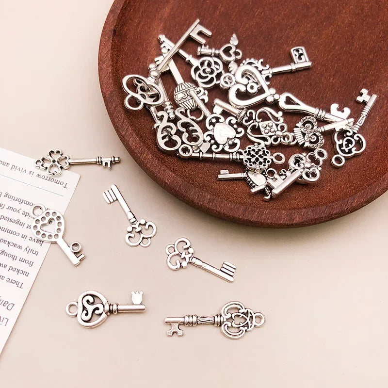 50g Mini Metal Charms Set – DIY Jewelry Making Pendants