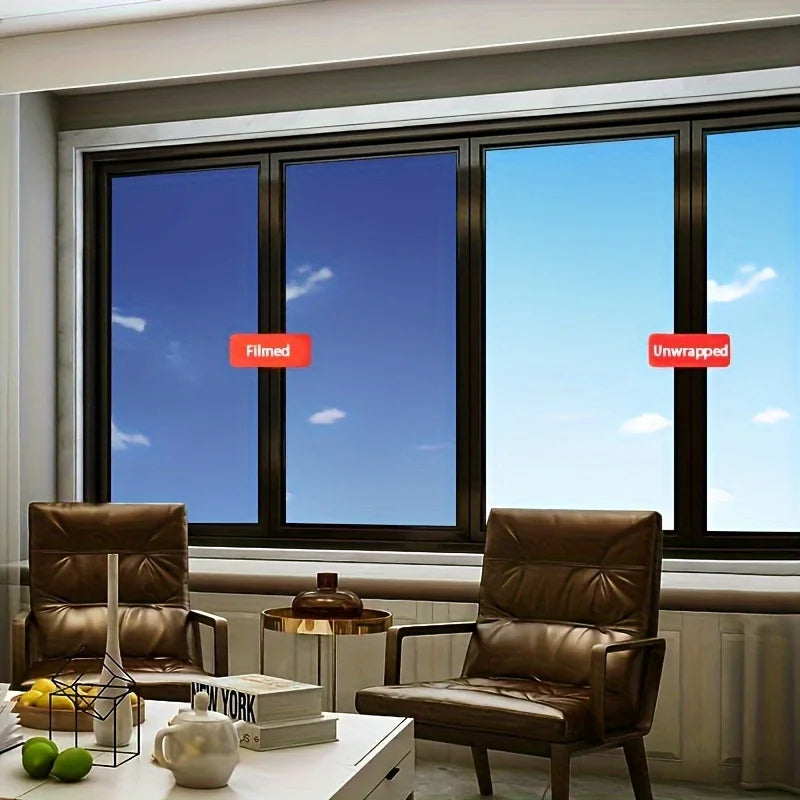One-Way Mirror Window Privacy Film – UV & Sun Blocking Tint Window Privacy Film Zpaxo