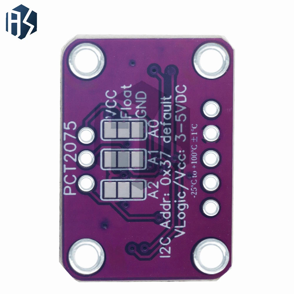 DC 3V-5V PCT2075 Digital Temperature Sensor Breakout Board STEMMA QT Zpaxo