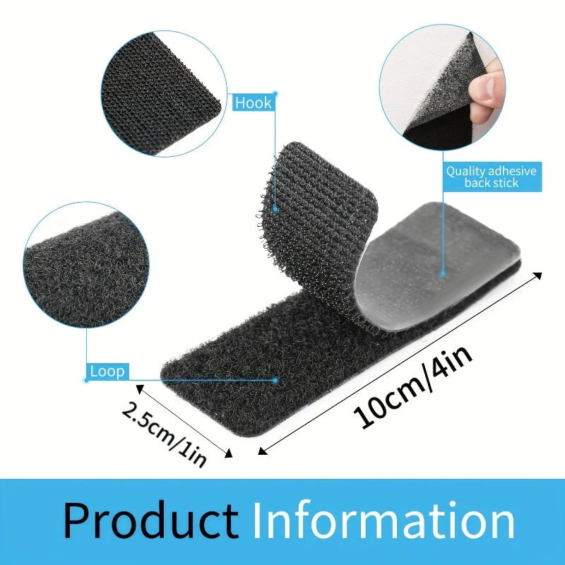 16pairs Removable Carpet Gripper Tape Heavy Duty Double Sided Hook