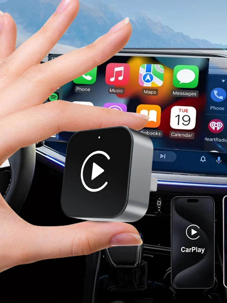 1 Wireless Carplay Android Auto Adapter Smart Box Convert Wired USB