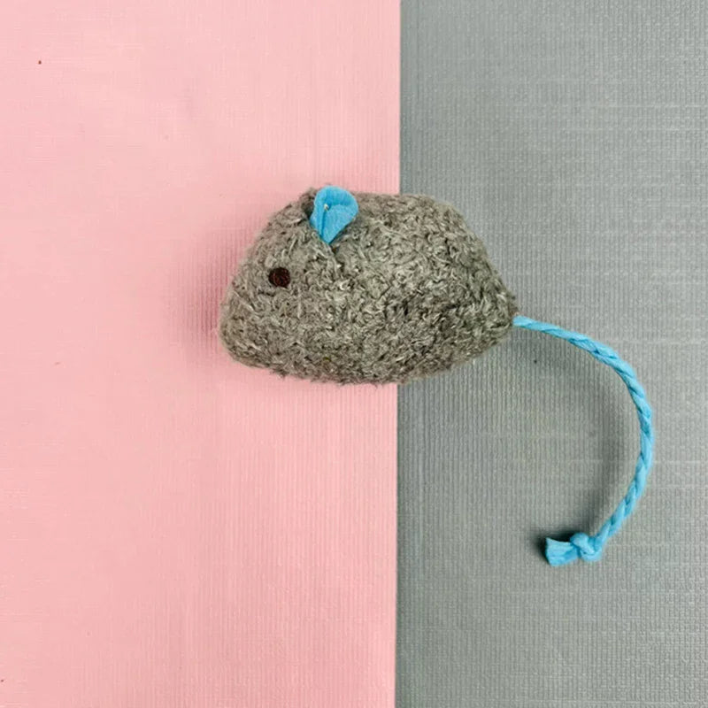 Interactive Plush Rat Cat Toys Durable Linen Perfect Pet Safe Indoor Zpaxo