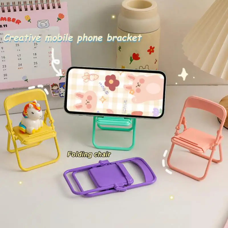 Mini Cell Phone Holder Stand Universal Chair Desktop Mobile Tablet Zpaxo