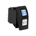 15A 24V Boat Switch LED Indicator Excellent Conduction Headlight ABS Zpaxo black